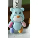 Porte-clé - Ours en résine bleu