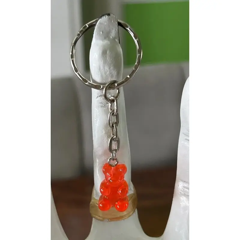Porte-clé - Ourson orange