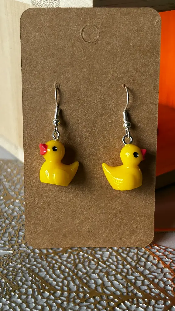 Boucle d'oreilles - Canard