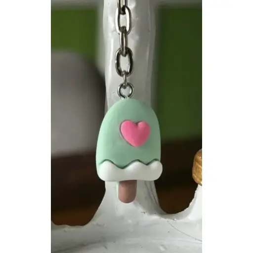 Porte-clé - Esquimau en résine