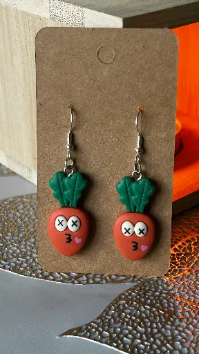 Boucle d'oreilles - Carottes