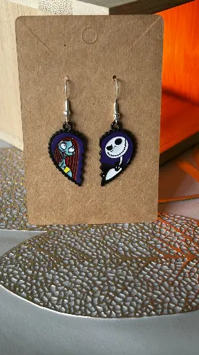 Boucle d'oreilles - Jack Skellington