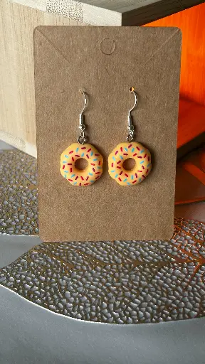 Boucle d'oreilles - Donut