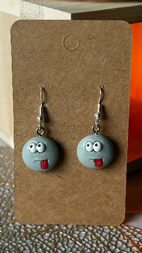 Boucle d'oreilles - Bonhomme