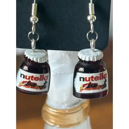 Boucle d'oreilles - Nutella